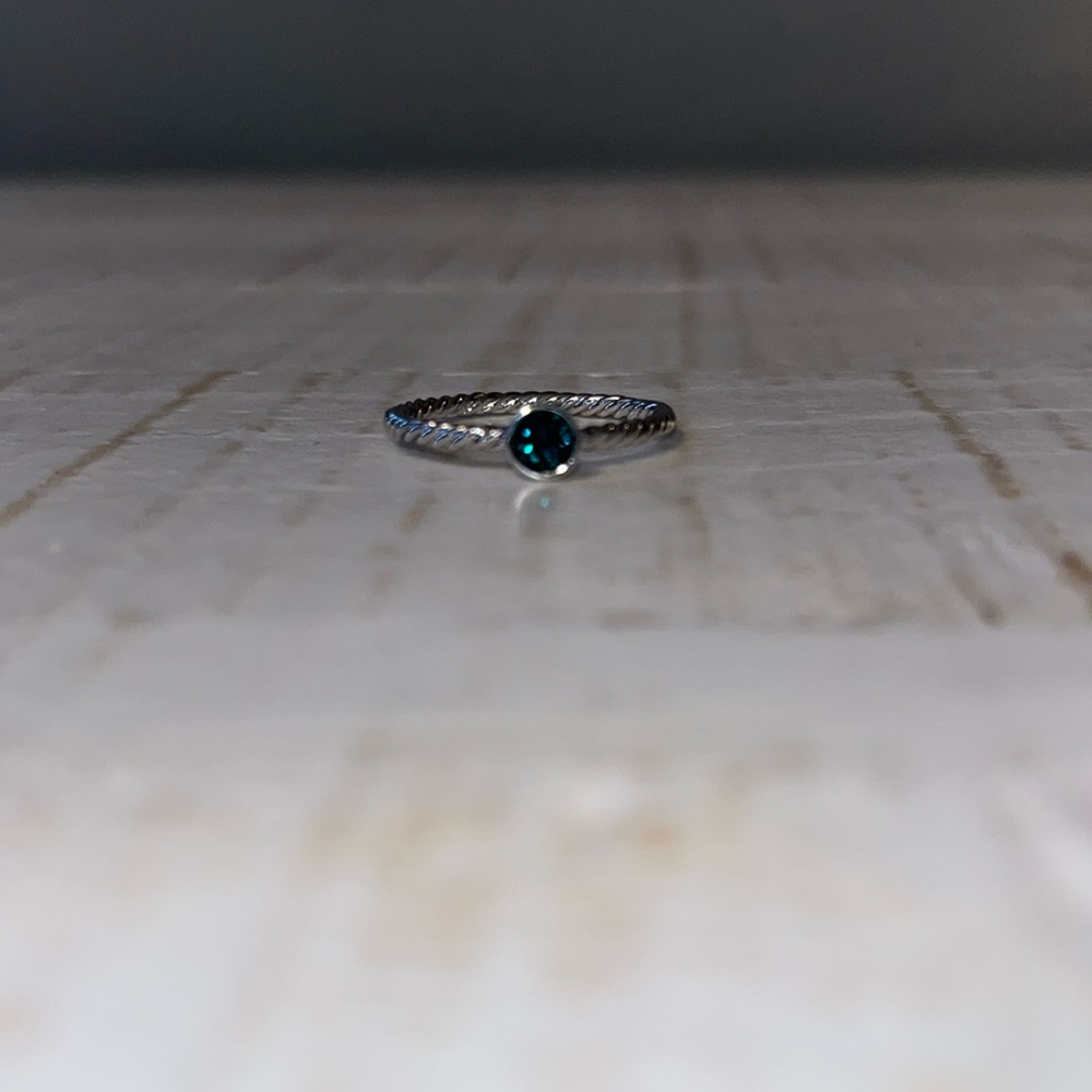 Touchstone Crystal by Swarovski May Birthstone Ring